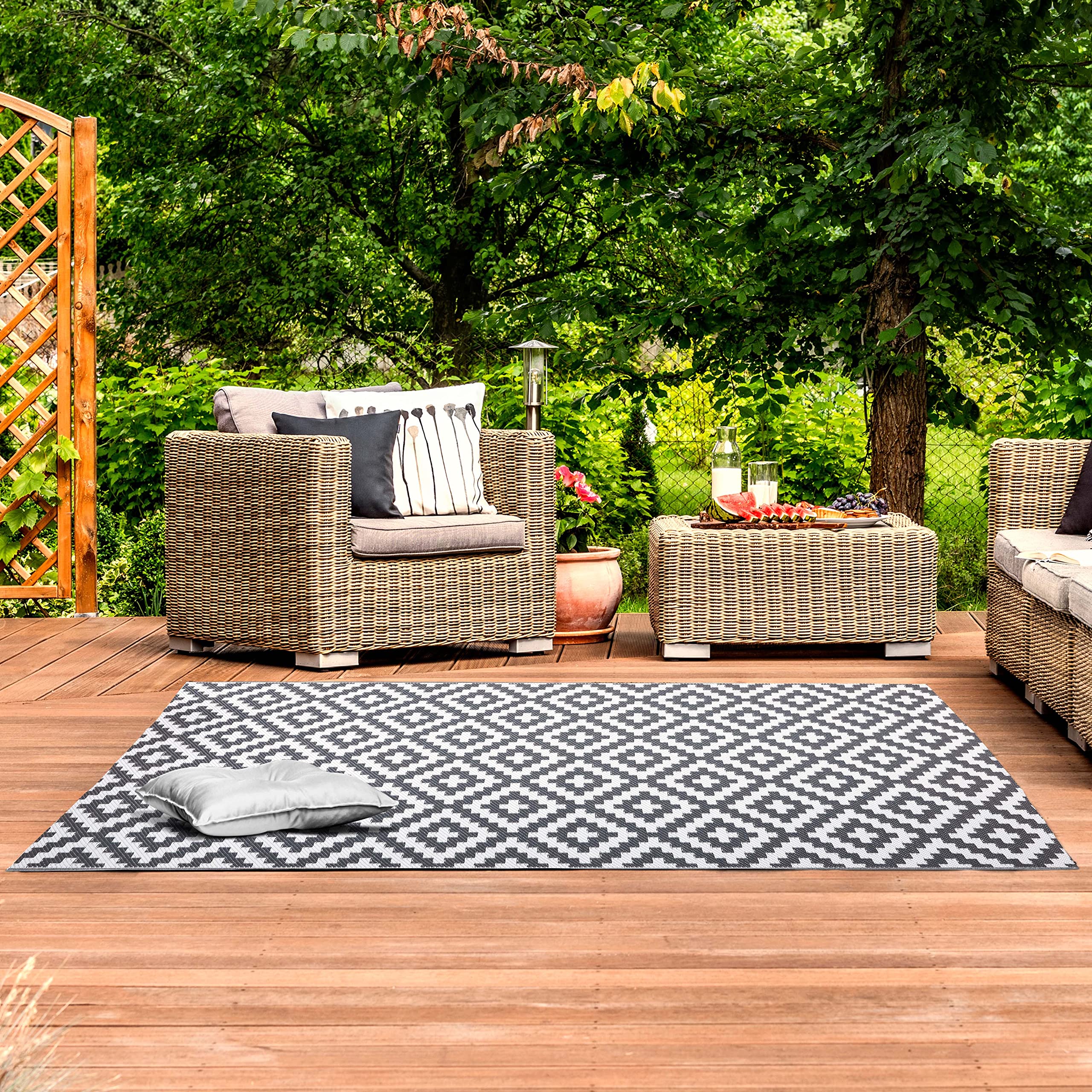Landscape products × noma.t.d rug Amazon.com: NUU GARDEN Outdoor Reversible Mats Rectangle Area Rugs